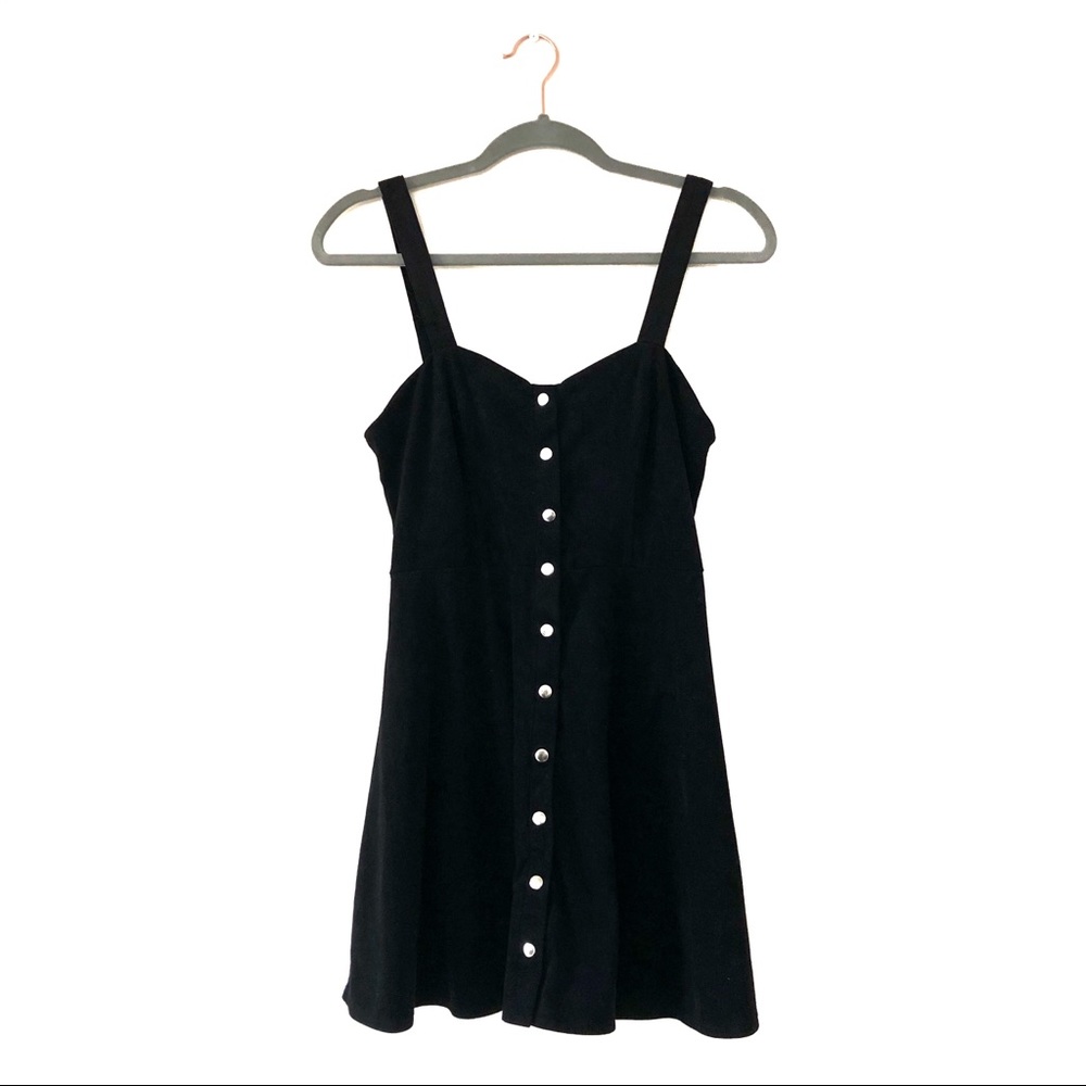 Forever 21 Black Velvet Dress